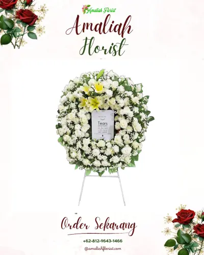 Krans Bunga Duka Cita di Barombong
